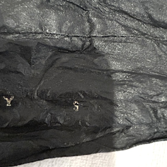 Philosophy di Lorenzo Serafini Laminated Satin Tie Belt in Black, Size S - Picture 7 of 10